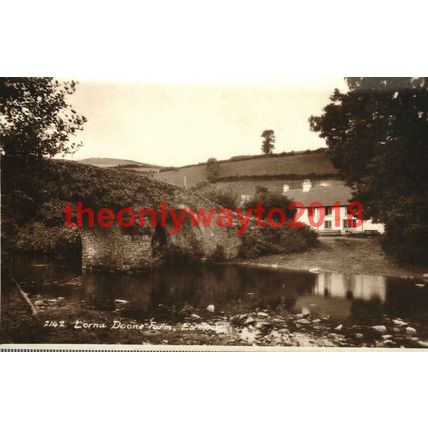 Lorna Doone Farm, Exmoor, Somerset, Sweetman Postcard