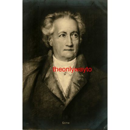 Gothe, (Johann Wolfgang von Goethe), Postcard, 1900s?
