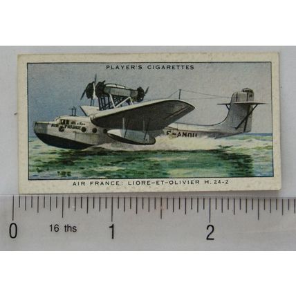 1936 John Player's International Air Liners 13 Air France Liore-et-Olivier H24-2