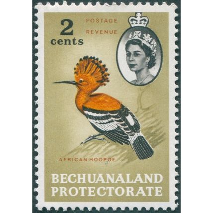 Bechuanaland 1961 2c Hoopoe SG169 MNH