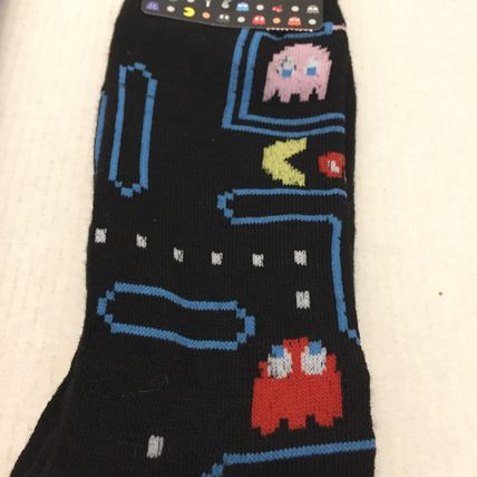 NEW Pac Man Unisex Crew Socks Size 10-13