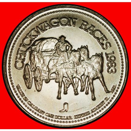 ⰆCALGARY ALBERTA:CANADA★DOLLAR 1983 Dick Cosgrave 1905 1973★LOW START★NO RESERVE