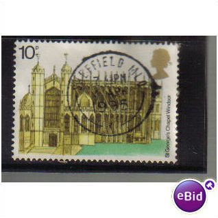 1975 GB ST GEORGES CHAPEL WINDSOR 10P F/U SG 978