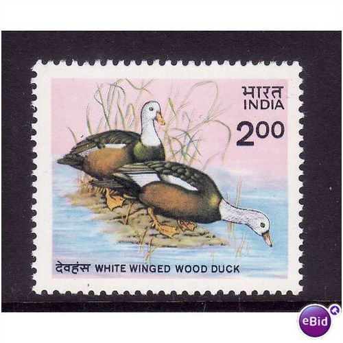 INDIA 1985 WILDLIFE CONSERVATION WOOD DUCK SG 1159 U/M MINT