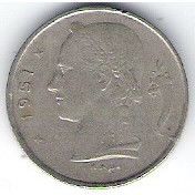 BELGIQUE 1 FRANC 1951
