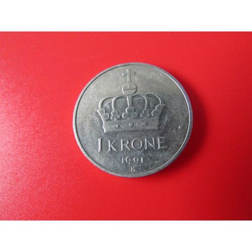 1991 NORWAY ONE KRONE FREE POST. AAF
