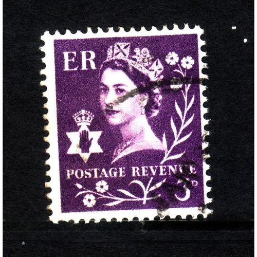 GREAT BRITAIN NORTHERN IRELAND 1958 SG NI 1 3d DEEP LILAC FINE USED