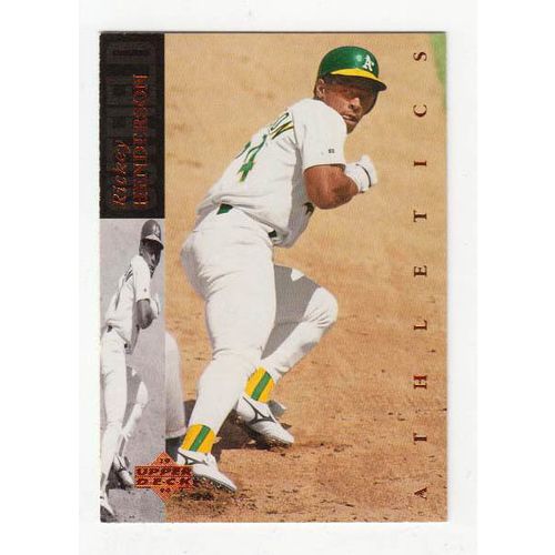 1994 Upper Deck baseball Rickey Henderson card #60 NM- Athletics