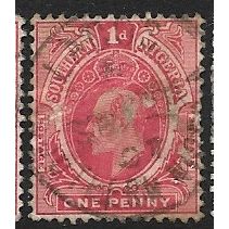 SOUTHERN NIGERIA 1907/1911 SG 34ab - #2 fine used (o)