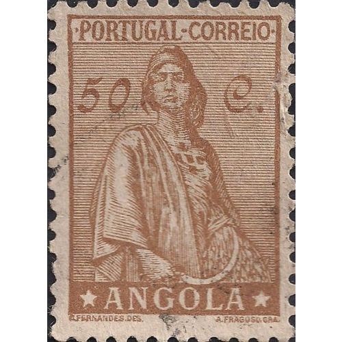 ANGOLA, Ceres, brown 1932, 50c