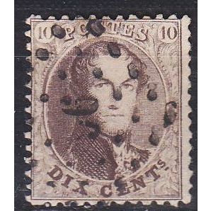 BELGIEN BELGIUM [1863] MiNr 0011 B ( O/used )