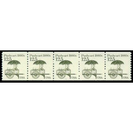 2133 12.5c Pushcart Very Fine MNH Dry Gum PNC 1/5 P0365