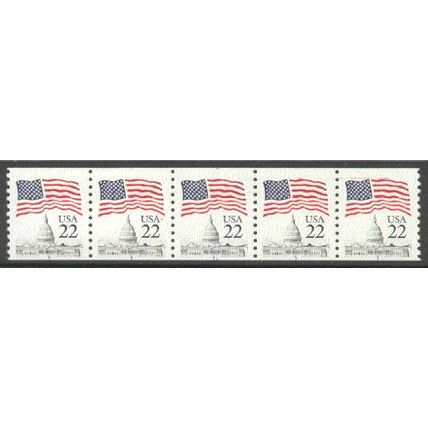 2115c 22c U.S. Flag Very Fine MNH PNC T1/5 P0599