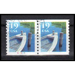 Used 2529a 19c Fishing Boat Very Fine CNP Left A7679 PA1287