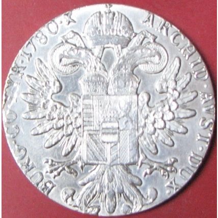 1780 Thaler, Austria. Challenge Coin, Souvenir. REPLICA. 05a.