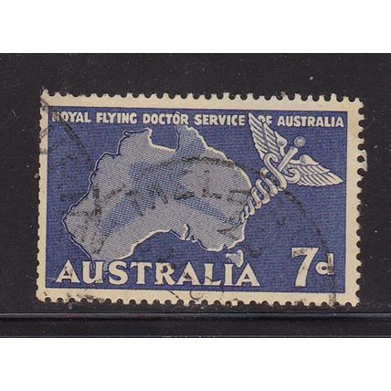 AUSTRALIA 1957 FLYING DOCTOR SERVICE 7d USED SG297
