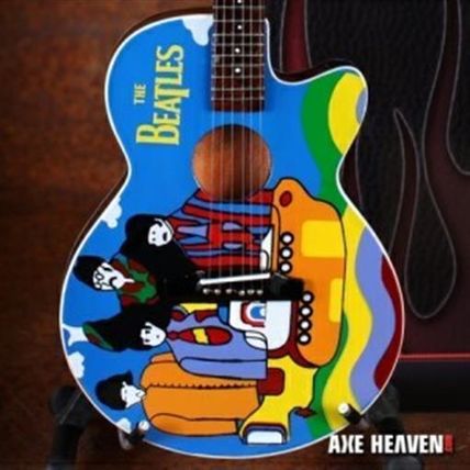 THE BEATLES - Yellow Submarine 1:4 Scale Acoustic Guitar AXE HEAVEN ~Brand New~