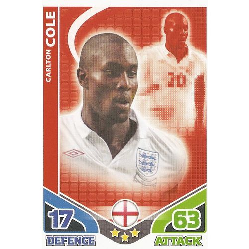 Match Attax - World Cup 2010: England - Forward, Cole (Carlton)