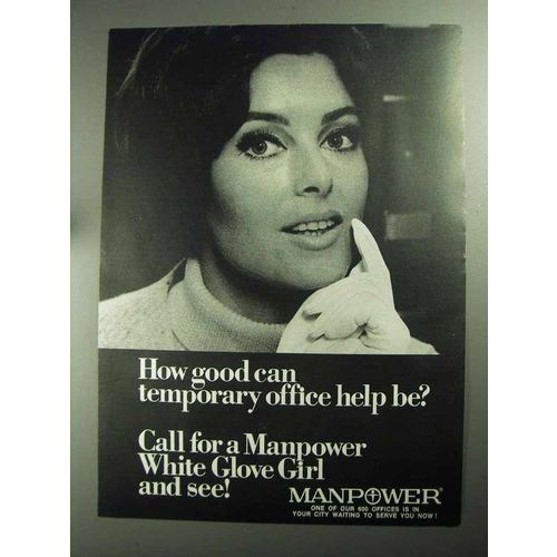 1968 Manpowe Temporary Help Ad - How Good?