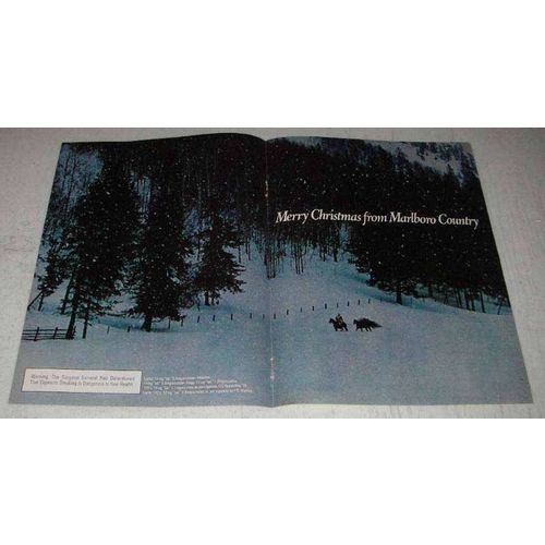 1979 Marlboro Cigarettes Ad - Merry Christmas