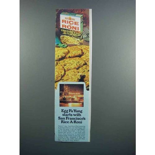 1983 Rice-A-Roni Fried Rice Mix Ad - Egg Fu Yung