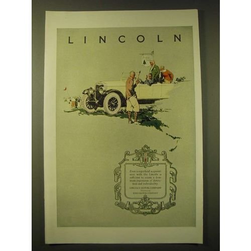 1924 Lincoln Car Ad