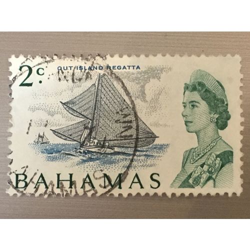 Bahamas QEII 1967 2c Out Island Regatta Used SG 296 Sc 253 postage stamp