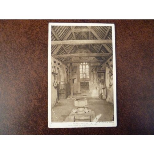 GB Somerset Farleigh Castle chapel sepia Swain vintage postcard Swaingravure