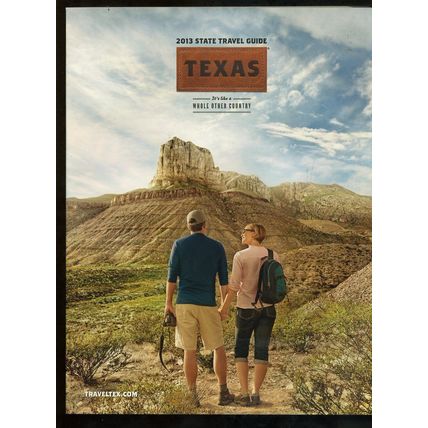 TEXAS STATE TRAVEL GUIDE w/ROAD TRIP MAP EXTRA LIKE NEW 2013 Whole Other Country
