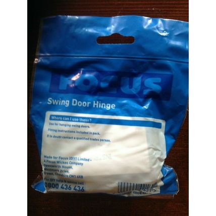 1 Set of 2 Focus Saloon Door Hinges for Salon Shop Swing Louvre Doors