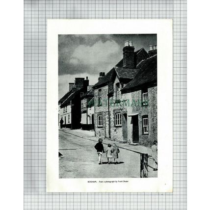 (6609) Bosham Sussex - 1954 Cutting