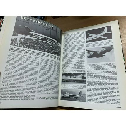 1978 "AVIATION YEAR No.2 - RECORD OF 1977 AEROSPACE EVENTS" HARDBACK BOOK (P3)