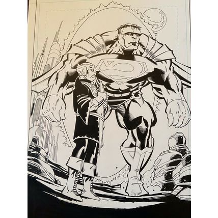 Strange Adventures #6 p21 (2009) McDaniel / Owens (Superman) Bizarro Splash