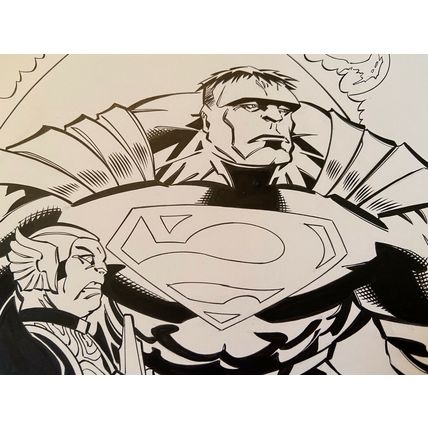 Strange Adventures #6 p21 (2009) McDaniel / Owens (Superman) Bizarro Splash