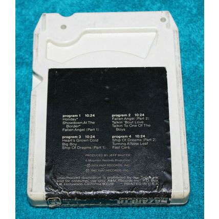 Classic Rock 8 TRACK Tape NAZARETH MALICE IN WONDERLAND Fast Cars Holiday Tested
