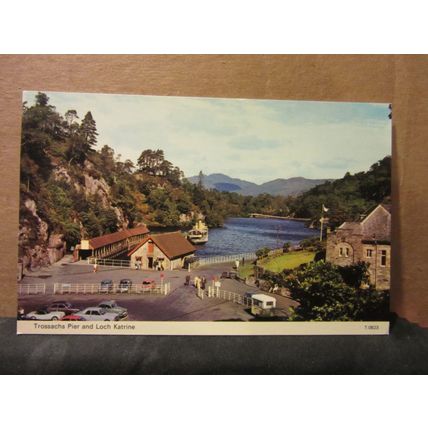 THE TROSSACHS PIER and LOCH KATRINE, SCOTLAND unused postcard by Dennis =