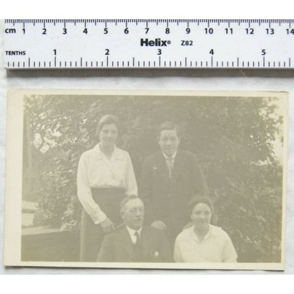 Vintage: original photo Joslin, Carlisle - 4 people