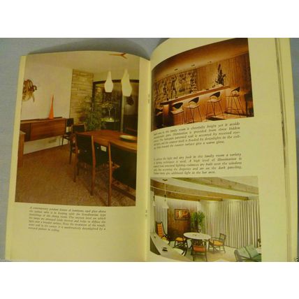 DECORATING WITH LIGHT by ELEANOR ADAMS vintage home fixtures decor illustrated
