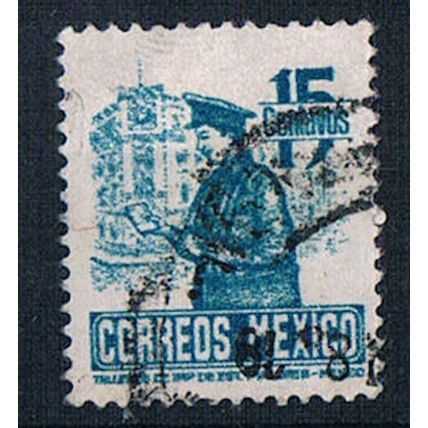 Mexico 1947 SG787 mex8 Postman 15c Used Stamp