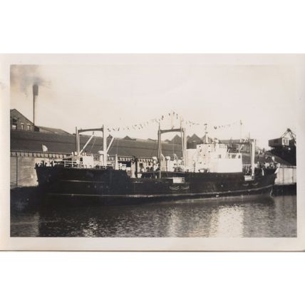 SS Meath WW2 Cargo Ship Vintage Rare Photo