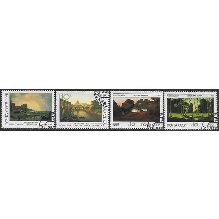 Mi 6165/8: Painters' Birth Anniversaries