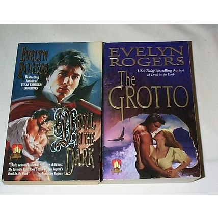 Lot 856 - - Evelyn Rogers - - 11 Romance / Historical Romance Book Lot - - Paper