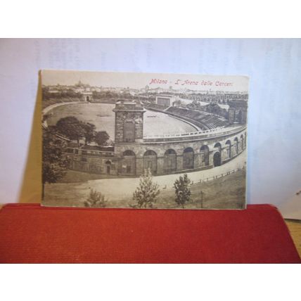 L' ARENA DALLE CARCERI, MILAN, MILANO , ITALY unused antique postcard, =