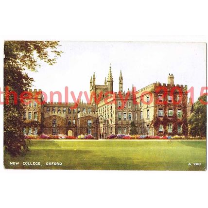 New College, Oxford, Valentines, Art Colour, Postcard