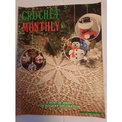 Vintage 1980'S Crochet Monthly Magazines 63-68-70-85