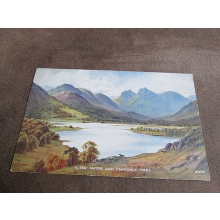 Valentines Postcard - Elter Water, Lake district - Artist E.H Thompson A979