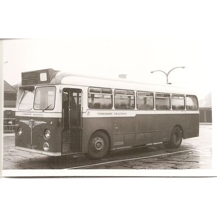 Black & White Photo of Yorkshire Traction Co. Ltd. - OVH 607 ex. County Motors