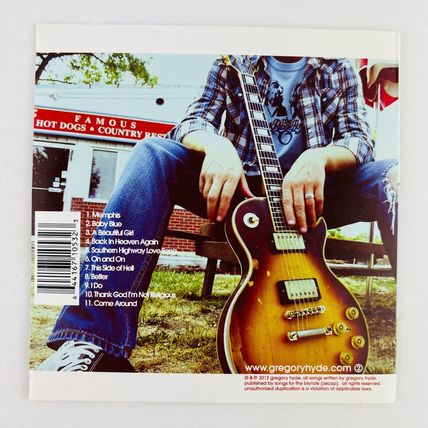 Gregory Hyde – Southern Highway Love Songs PROMO CD Signed Autographed