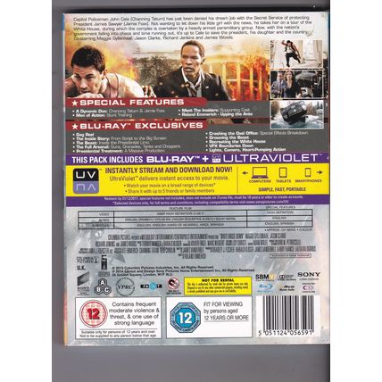 White House Down. (Blu-Ray Disc) Channing Tatum. Jamie Foxx.