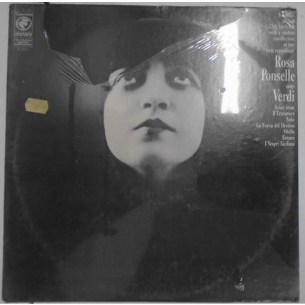 Rosa Ponselle sings Verdi .. LP .. SEALED .. 1977, Odyssey Y 31150 Mono